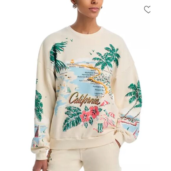 MOTHER Tops - MOTHERThe Drop Square Sweatshirt Exclusive California Coast Small NWT